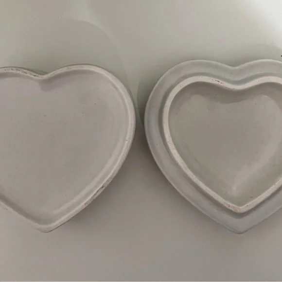 Pfaltzgraff Gray Heart Ceramic Trinket Box Heirloom Pattern. - Picture 5 of 7